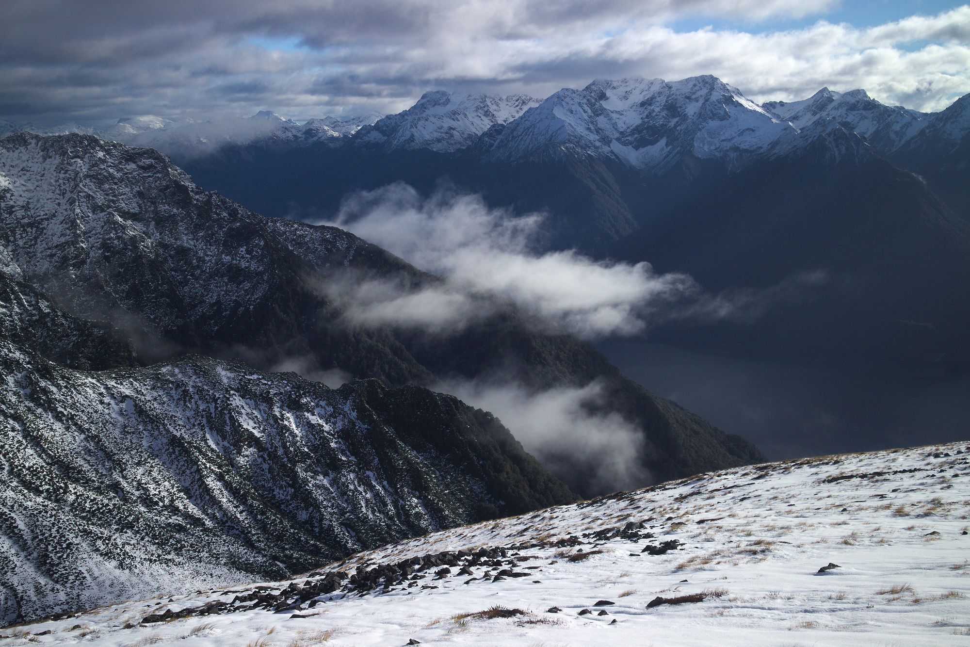 Kepler track in Fiordland National Park