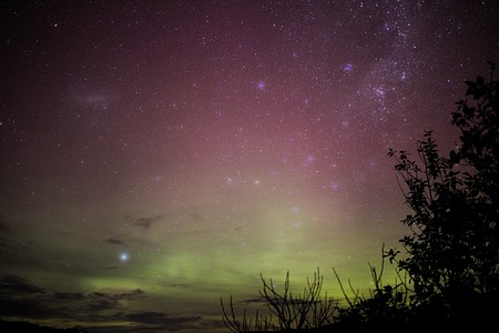 Aurora Australis over Stewart Island