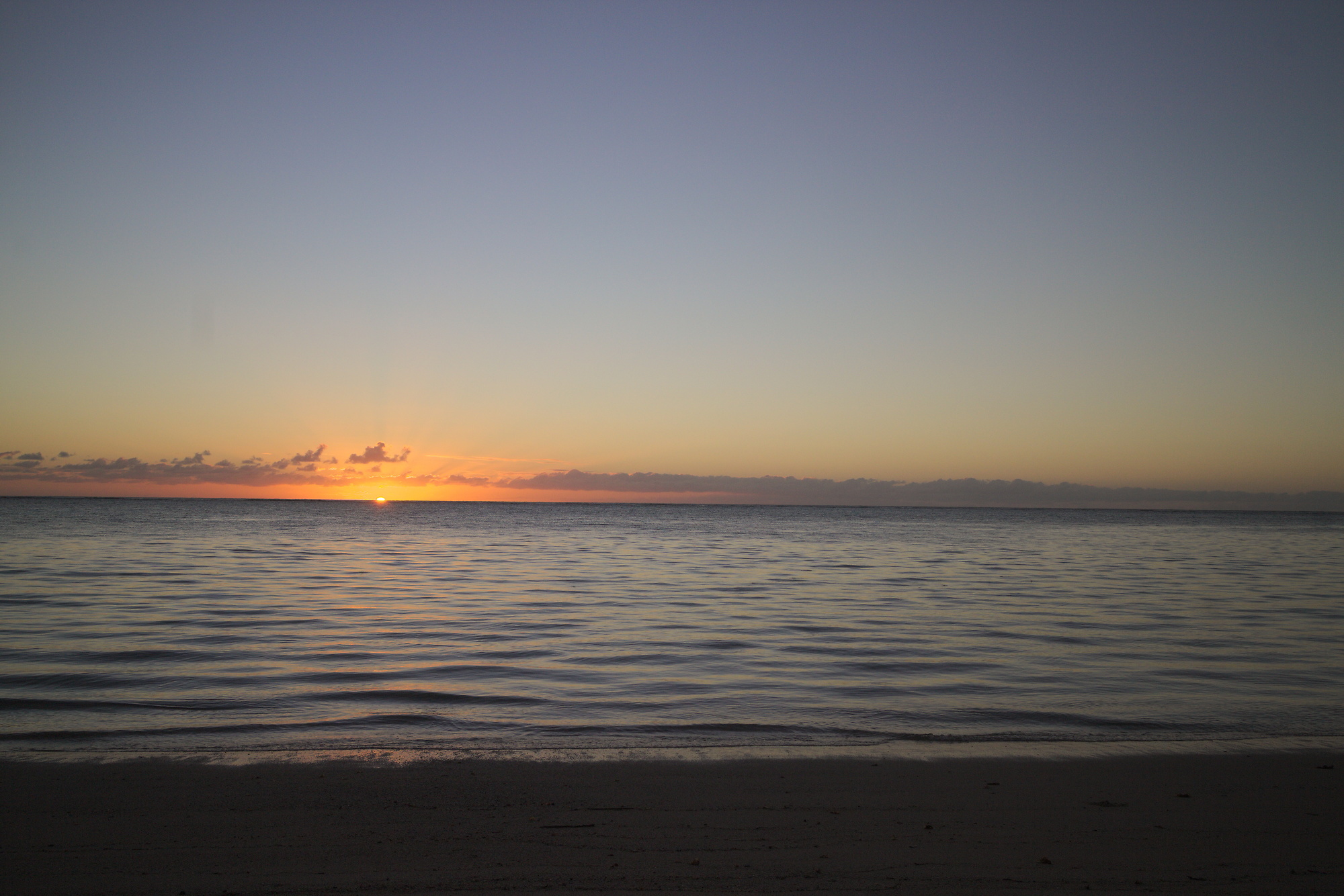Sunrise in Samoa