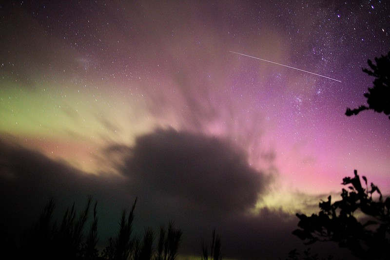 Aurora Australis and the International Space Station