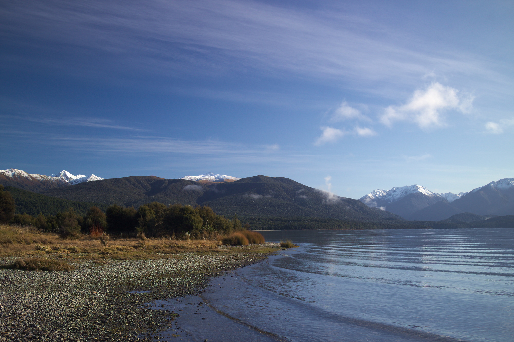 Lake Te Anau in Fiordland National Park