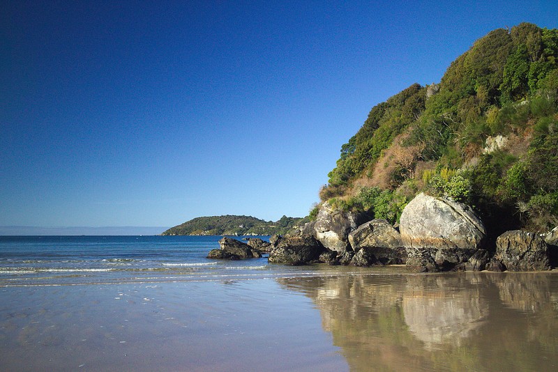 Bathing Beach near Oban, Stewart Island