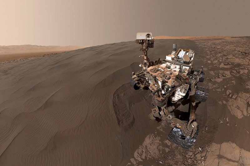 NASA Curiosity Mars rover selfie

Sol 1228