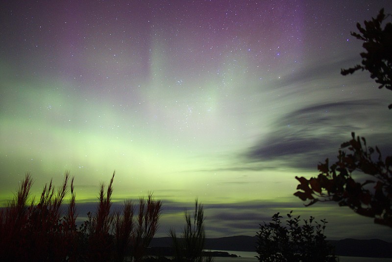 Aurora Australis over Stewart Island